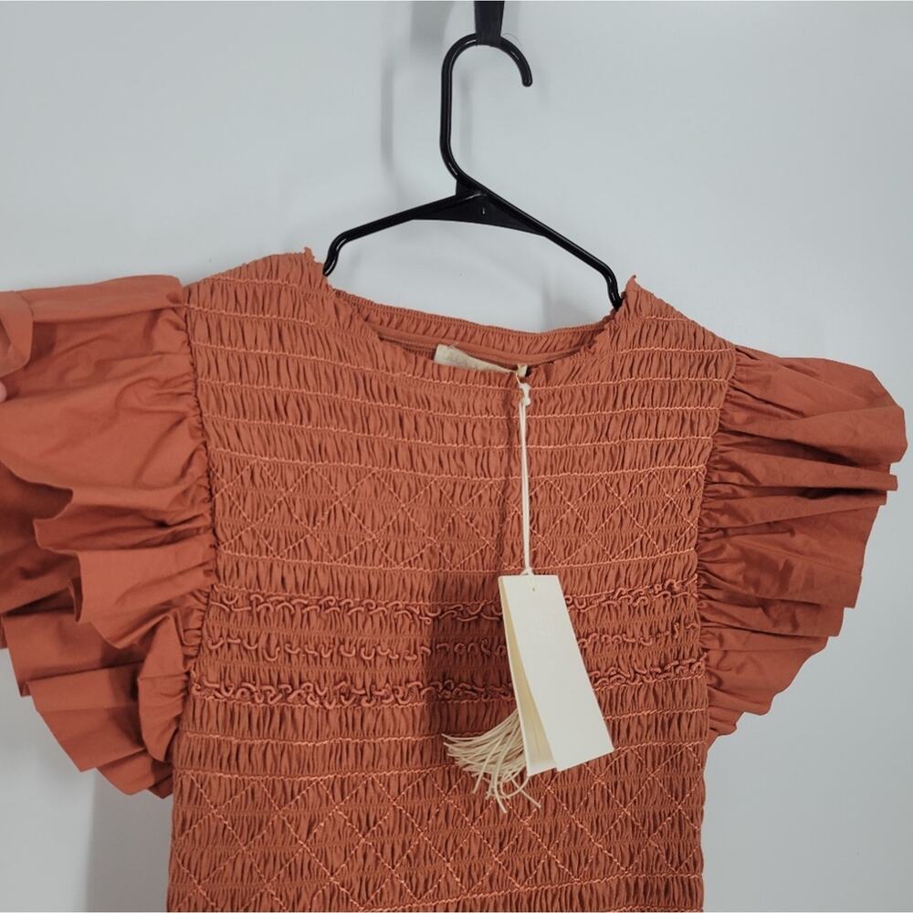 Ulla Johnson Clay Madeline Midi Dress 10 - Picture 4 of 14